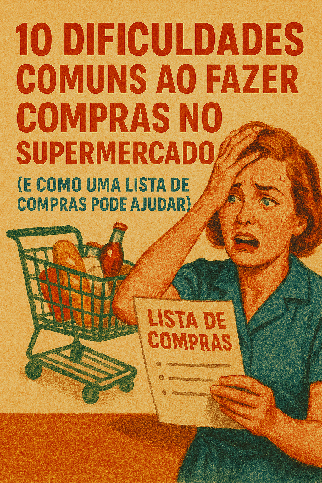 10 Dificuldades Comuns ao Fazer Compras no Supermercado (e Como uma Lista de Compras Pode Ajudar!)